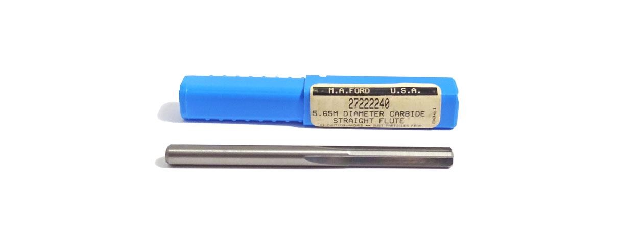 5.65mm (.2224") 4 Flute Carbide Reamer Straight Flute MA Ford 2722240