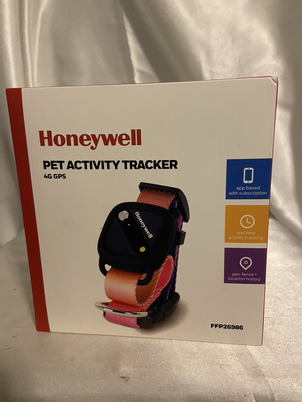Honeywell Pet Activity Tracker 4G GPS Collar FFP26986 Geo-Fence Location History