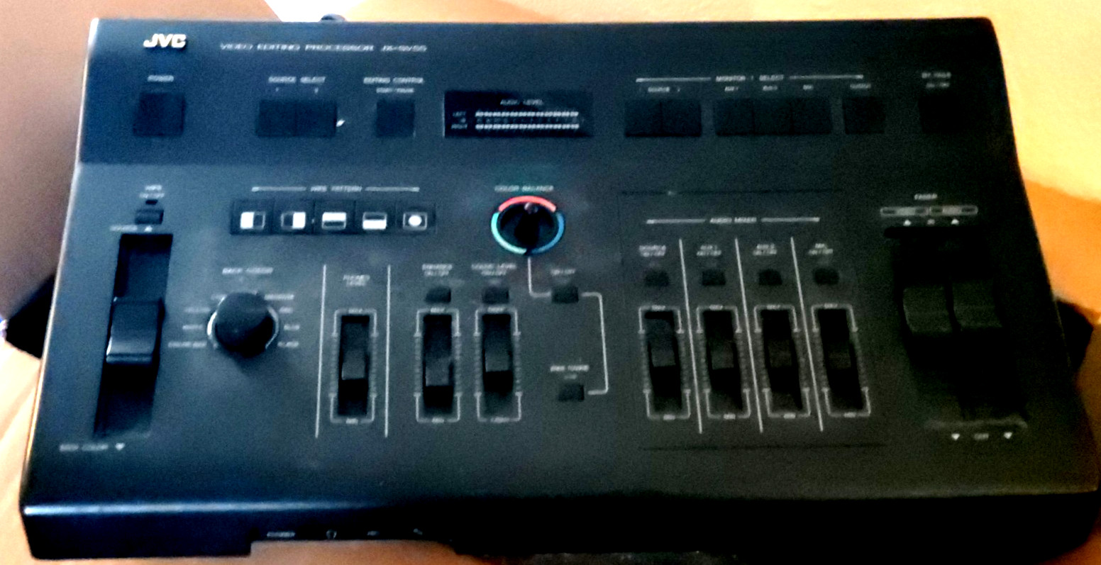 JVC JX-SV55 Video Editing Processor from working studio– Used, Powers On