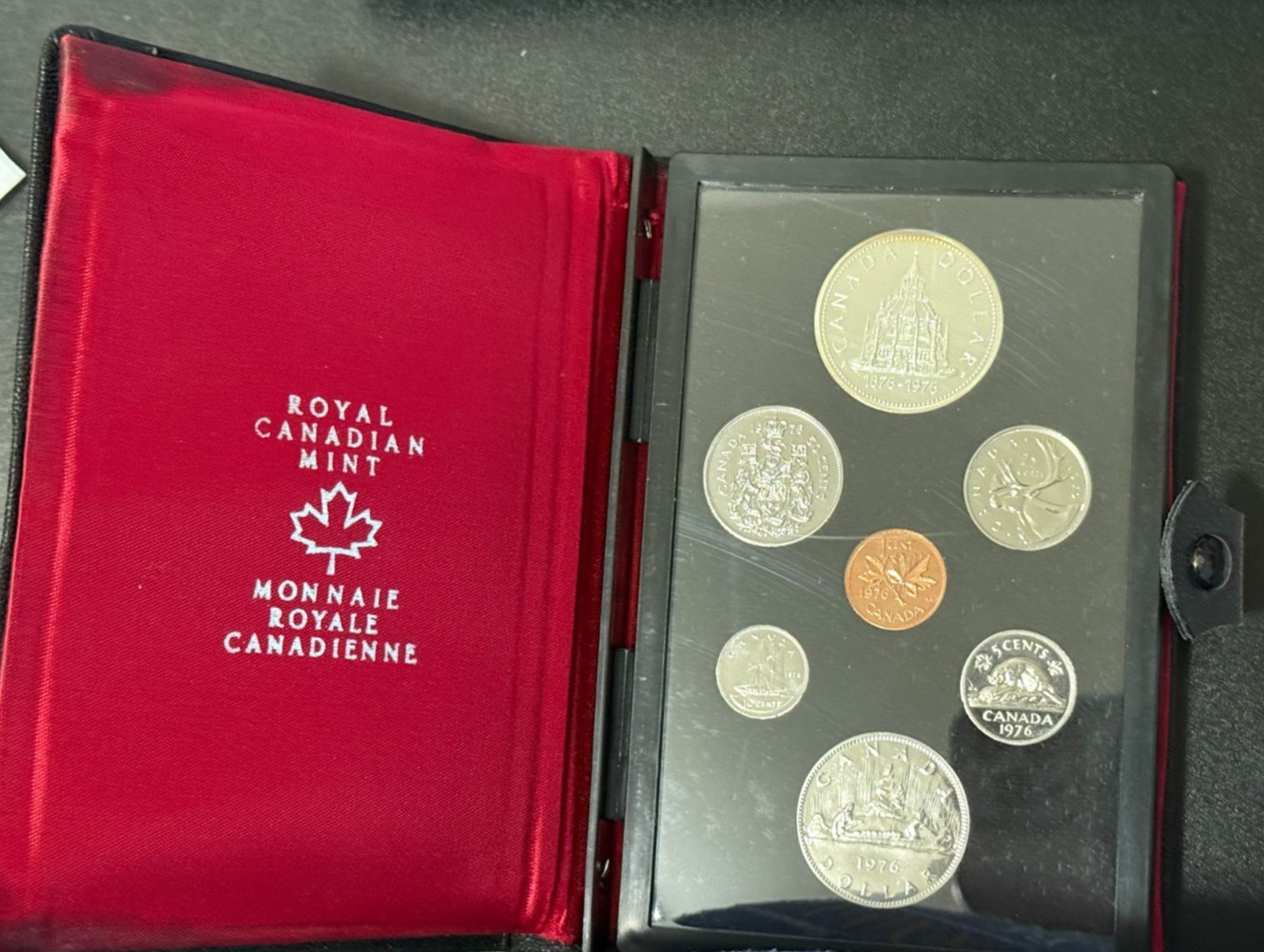 1976 Canada 7 Coin Proof Set - With Special Edition Silver Dollar