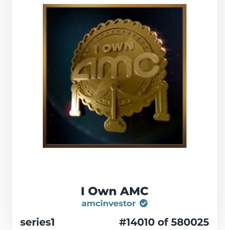 AMC NFT - Wax Wallet Delivery Limited Supply #14010 in Series 1