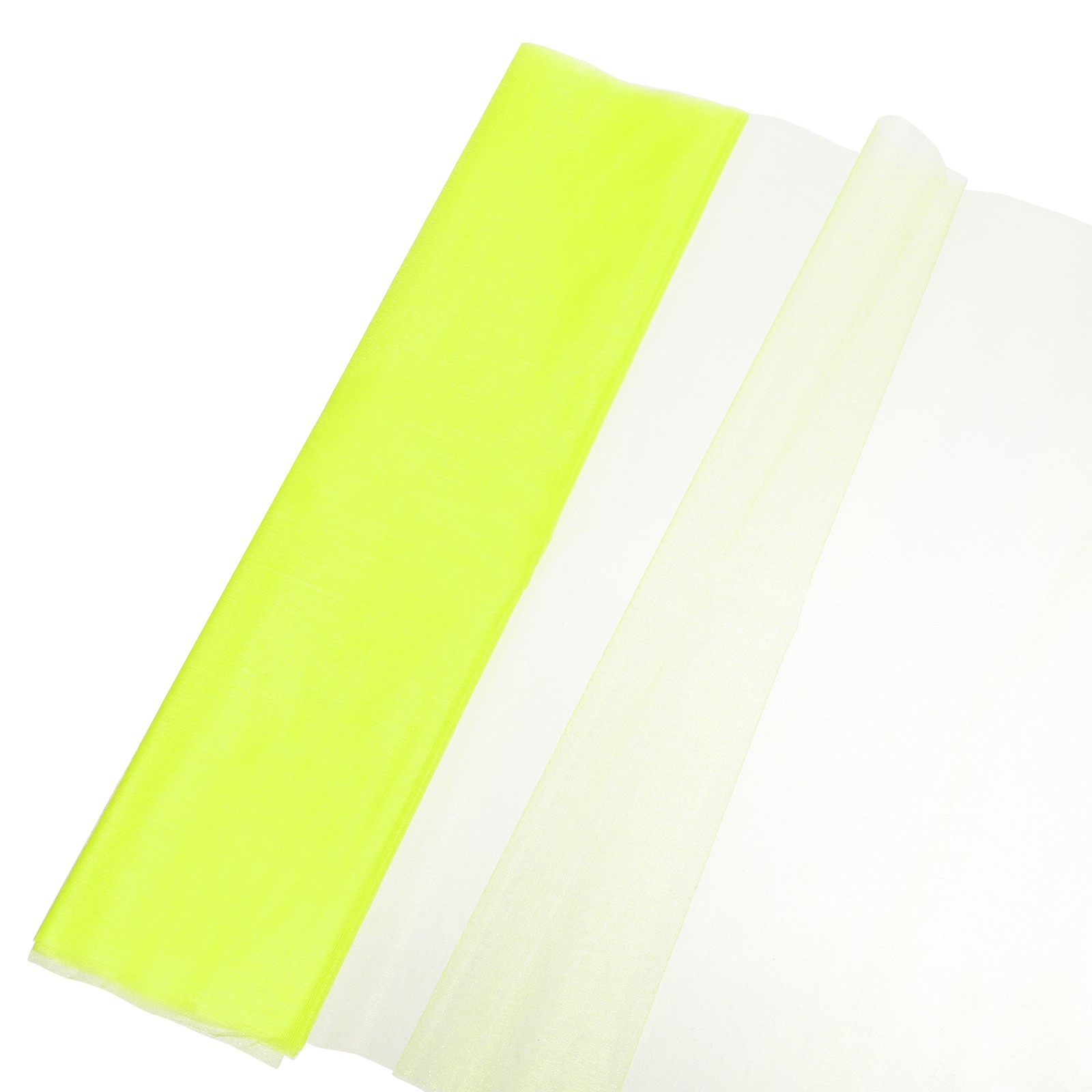 19" by 5.5 Yard Tulle Fabric Backdrop Curtains for Decor Wedding Fruit Green