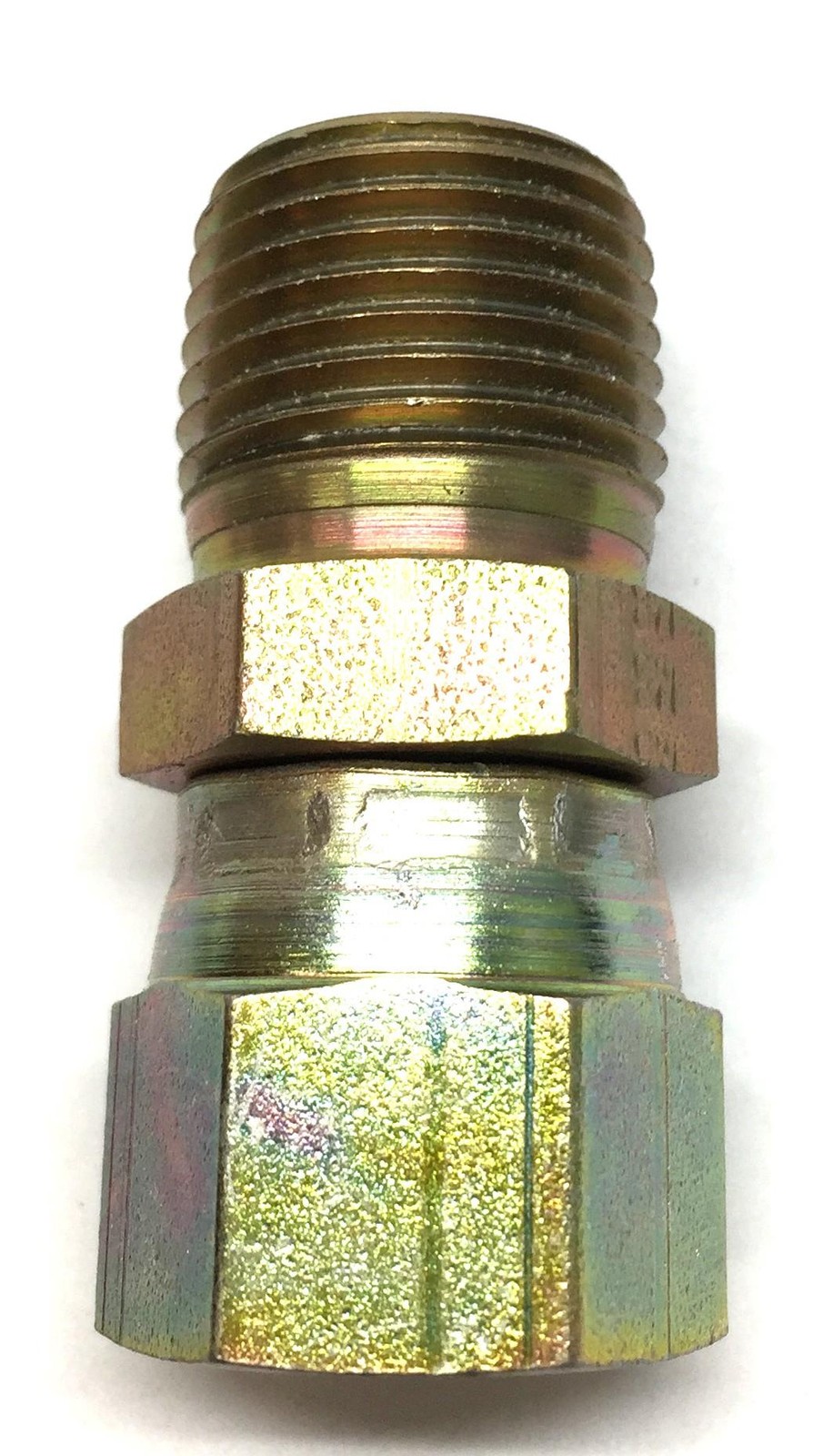 Unbranded Straight MP 1/2" x 3/4" FJS Pipe Swivel Fitting 250-0937 NOS