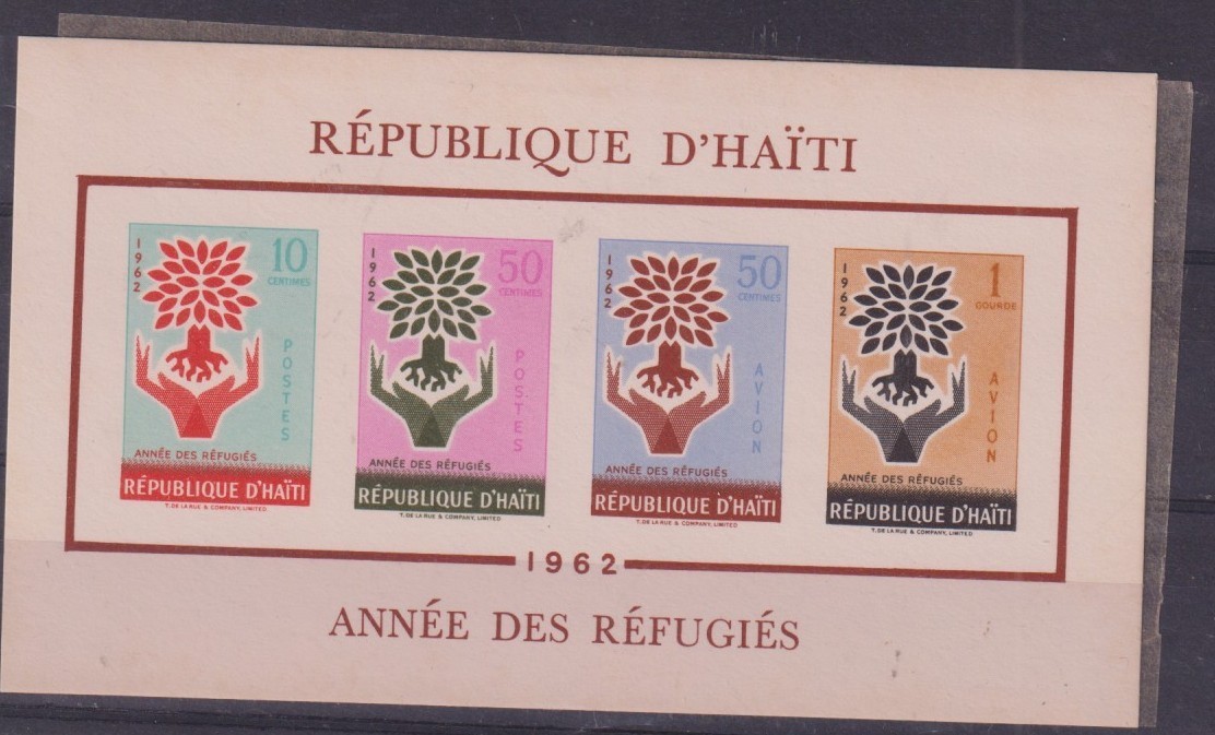 Haiti 1962 Refugee Year Miniature Sheet - Mint