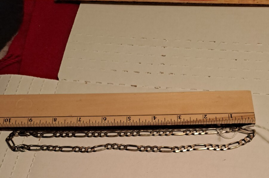 20 in sterling silver .925 necklace 30.9g