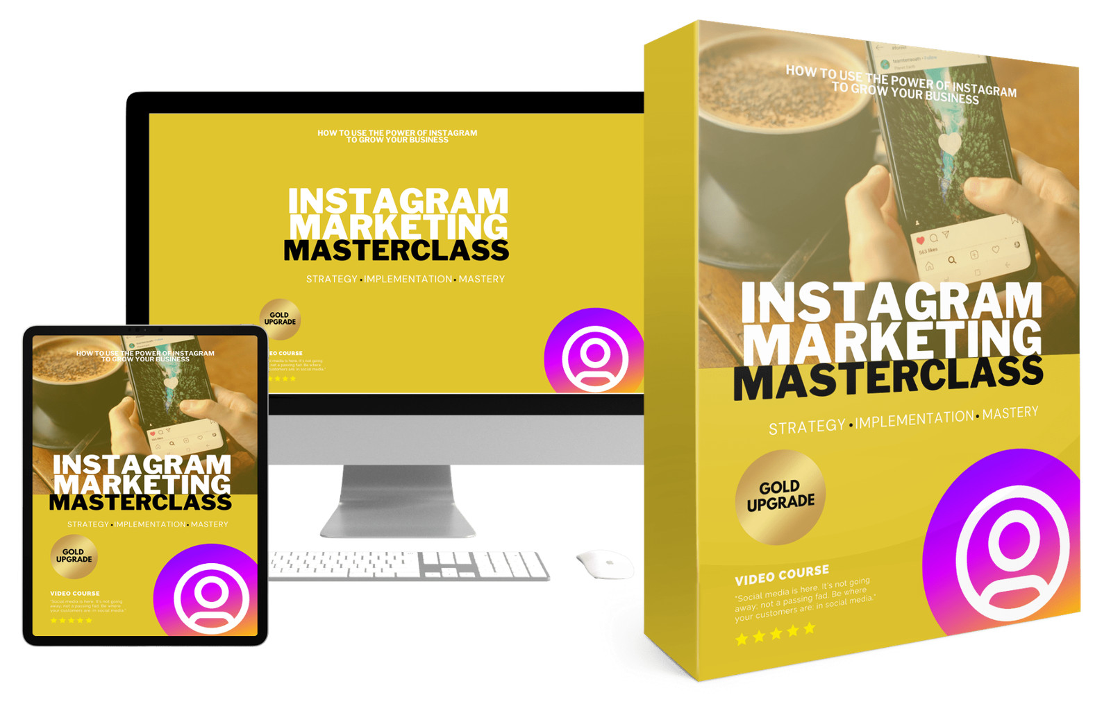 Instagram Marketing Masterclass Video Upgrade Package (10 Videos On CD) Profits