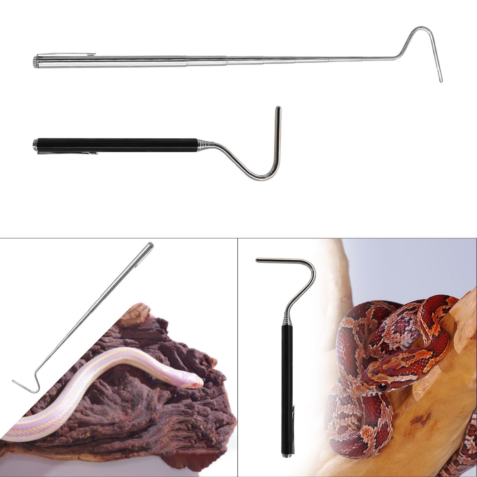 Snake Hook No Damage to Snake Portable Non Slip Grip Extendable Snake Catcher