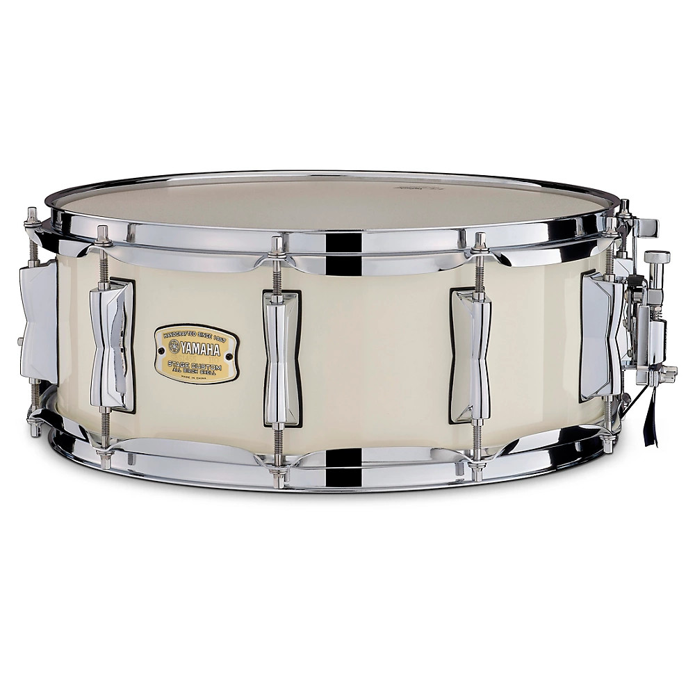 Yamaha Stage Custom Birch Snare 14 x 5.5 in. Classic White