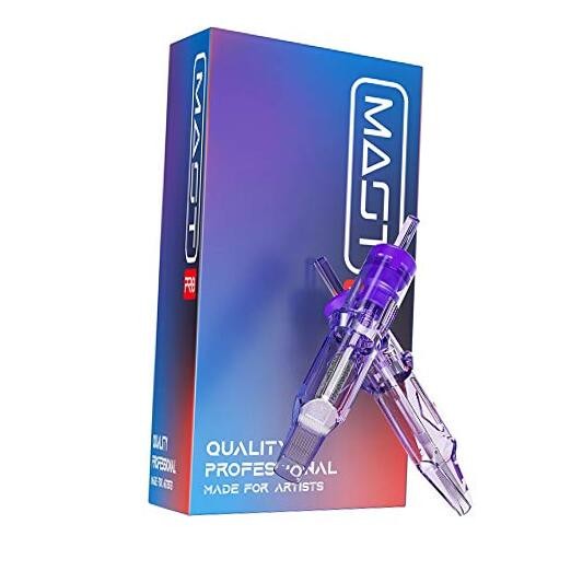 Mast Pro Tattoo Cartridges 20Pcs Disposable Needles Bugpin 0803 Round Liner
