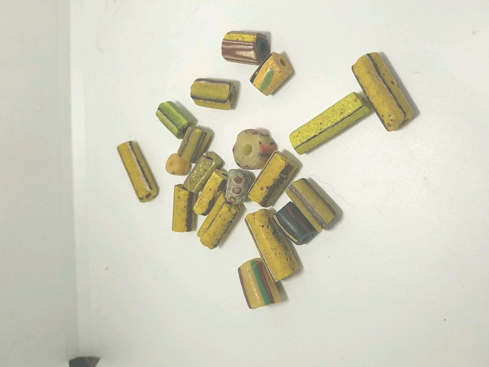 20 "Very Old" Antique Venetian Millefiori Glass African Trade Beads