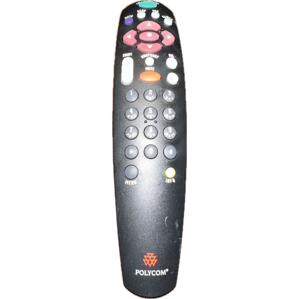 POLYCOM REMOTE CONTROL FOR VIEWSTATION VSX 7000 8000 9000 W/ BATTERY COVER