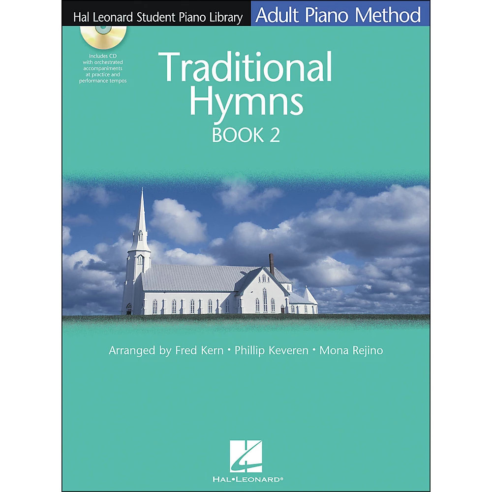 Hal Leonard Adult Piano Method Traditional Hymns Bk 2 Bk/CD Stdnt Piano Library