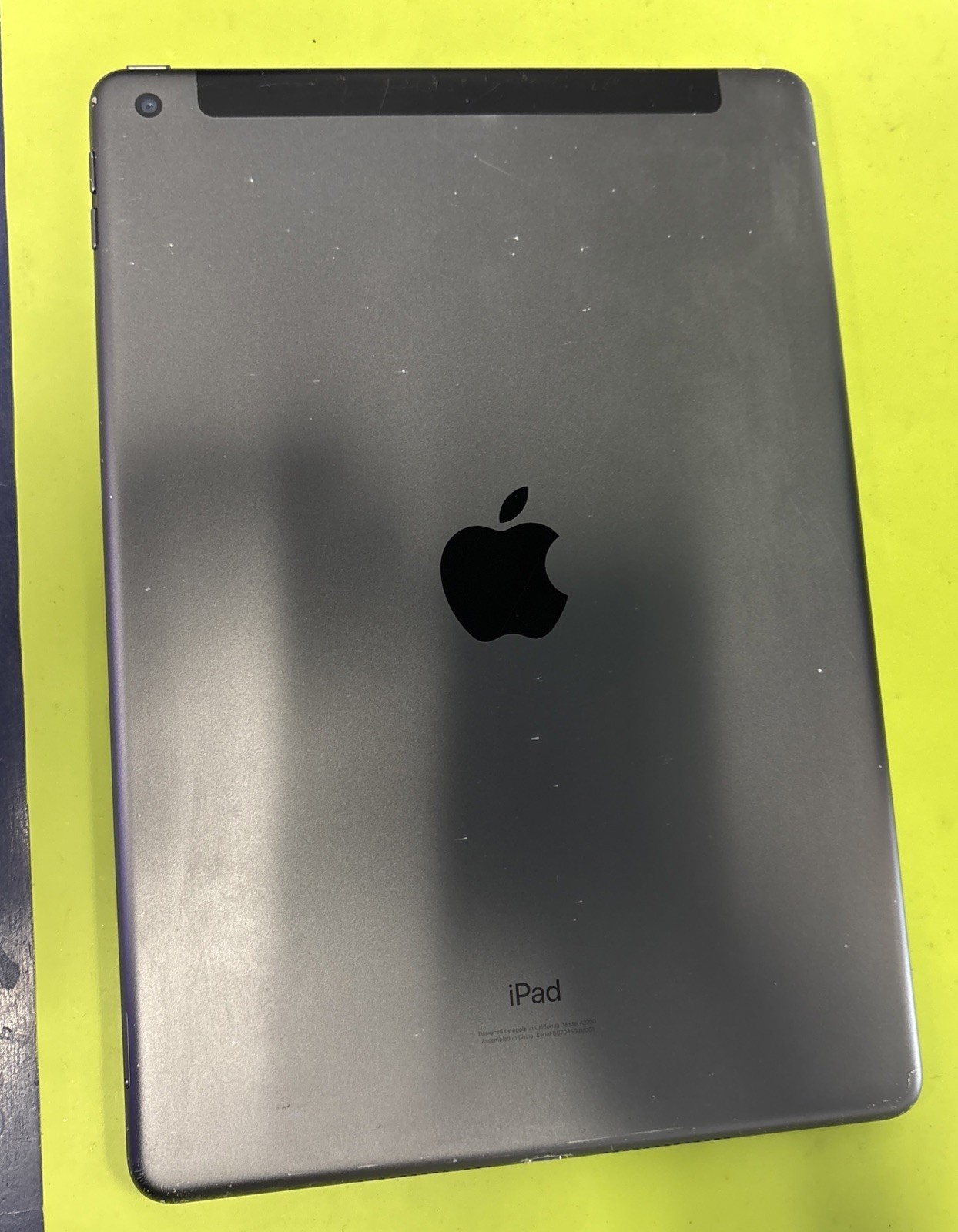 Apple iPad 7th Gen 2019 A2200 Space Gray Rear Housing GRADE B
