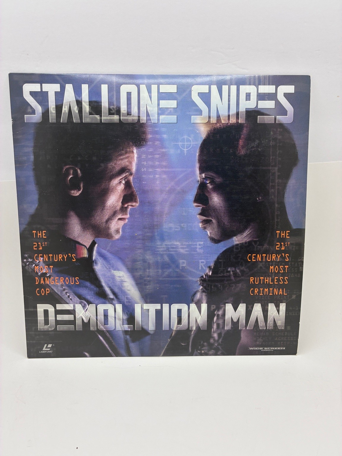 Demolition Man LaserDisc 1993 Sci-Fi Action Widescreen Extended Play Warner
