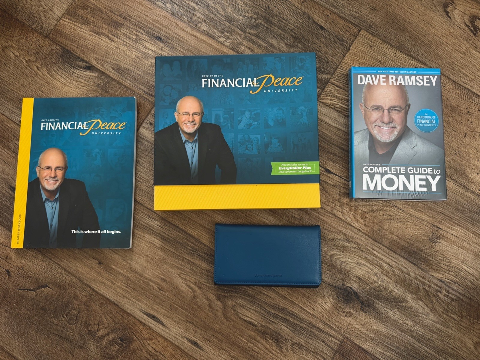 Dave Ramsey Financial Peace University Membership Kit Course Box Envelope Wallet