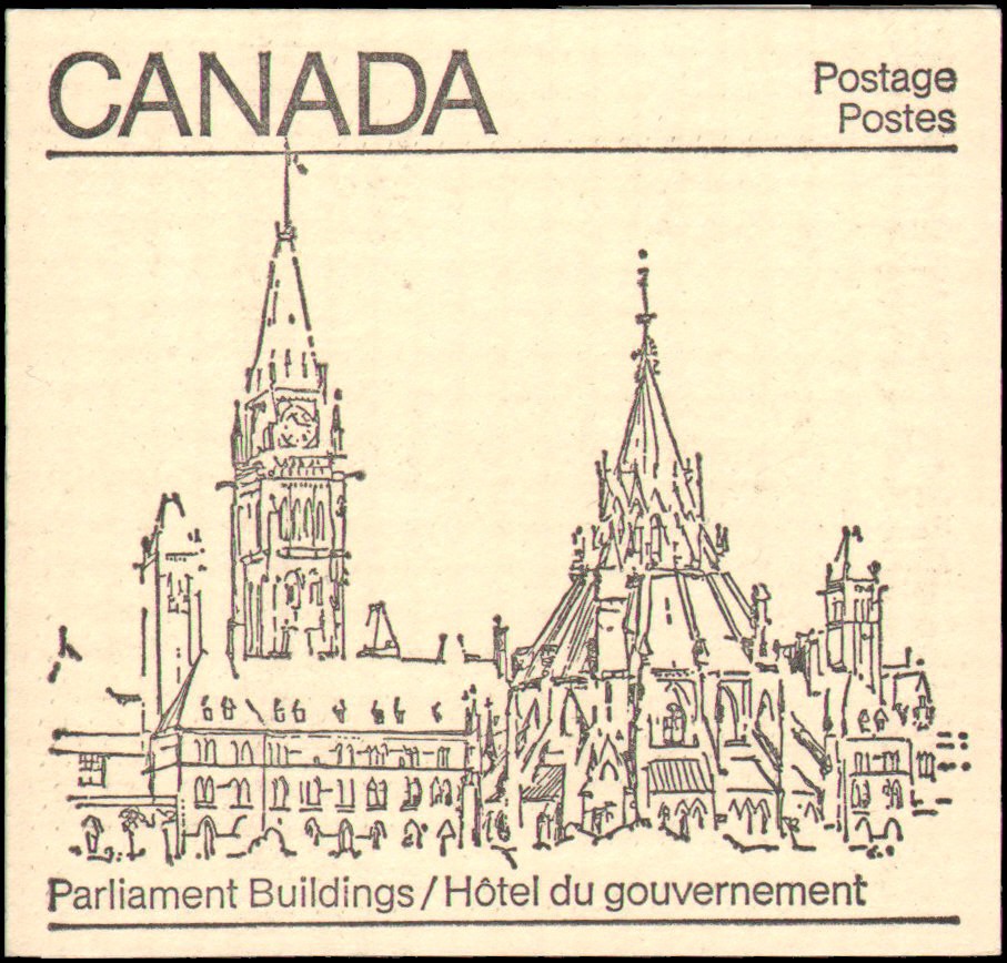 Canada #923a MNH complete booklet, pane of 20 plus 2 labels