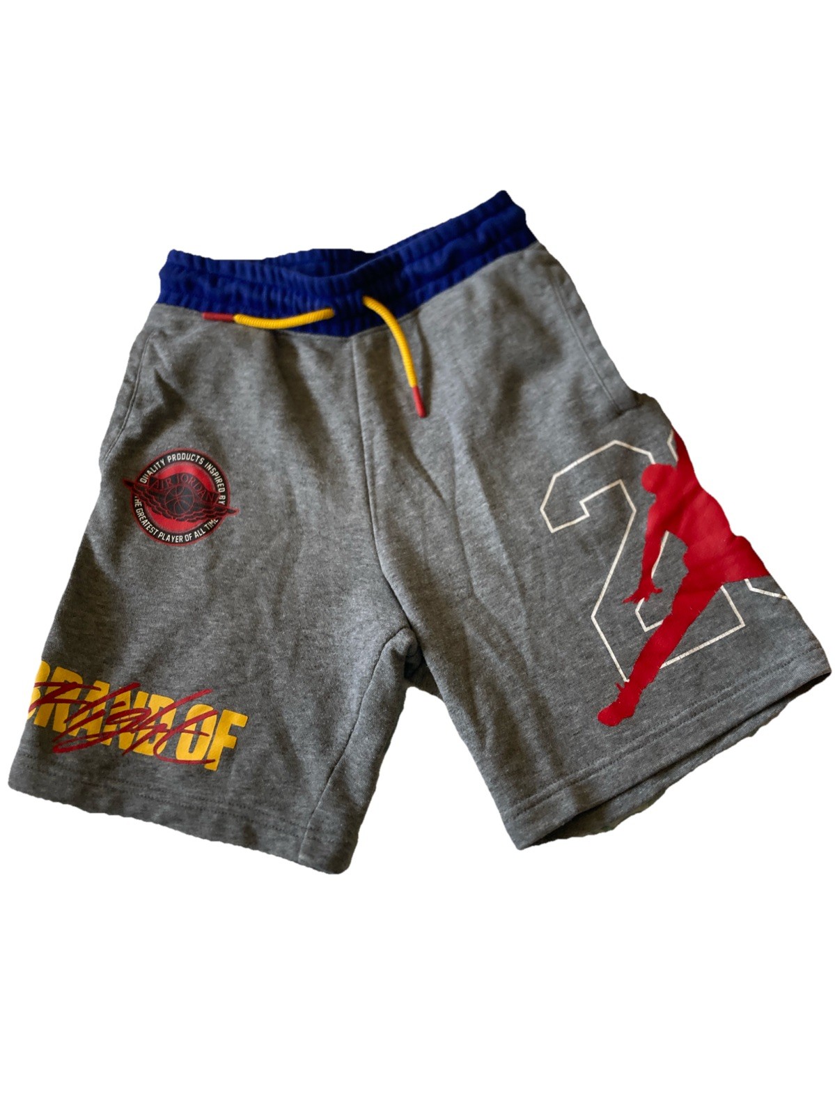 Jordan Air Jordan Elastic Drawstring Sweat Shorts With Pockets Kids Size S