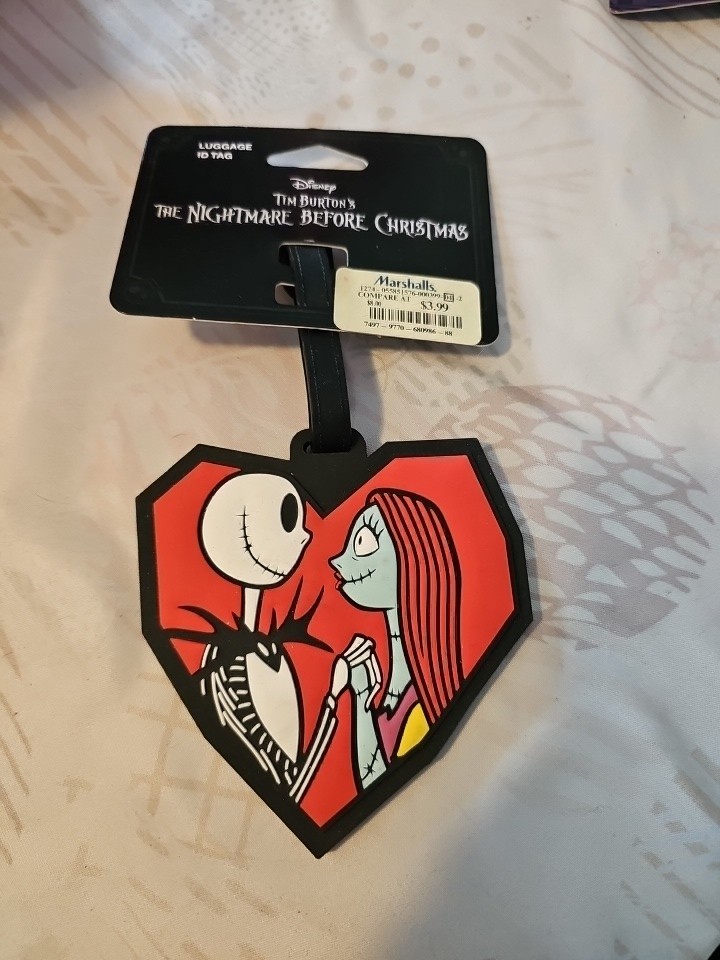 American Tourister Disney NBC Luggage Tag Black Red NIB