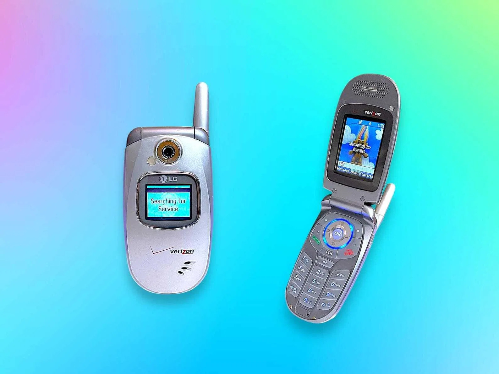 Vintage Y2K LG Camera Flip Cell Phone.Rare.Works.