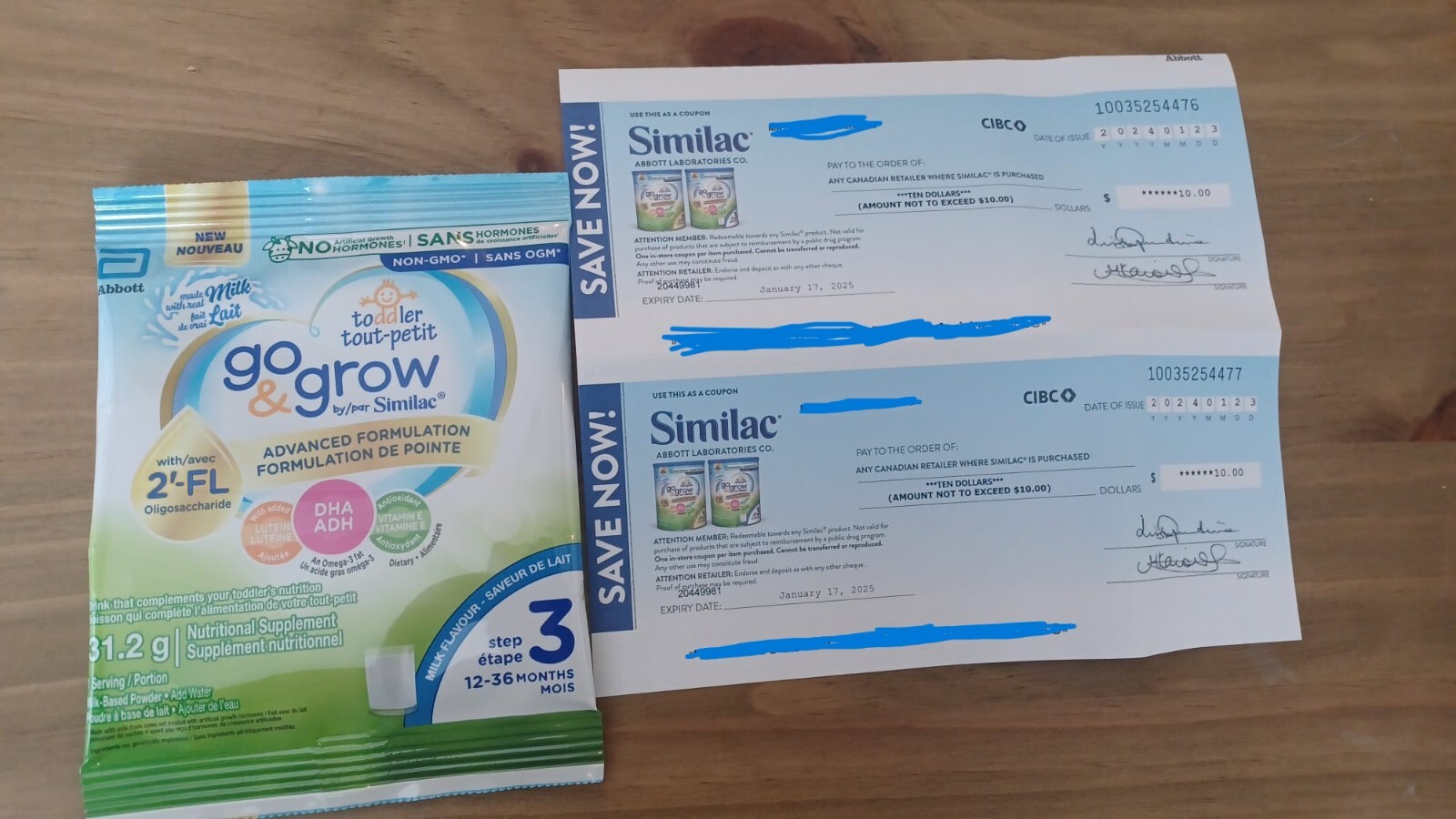 SIMILAC Canada Baby Toddler Formula Milk Mailed Coupon $20 Value Plus Sample