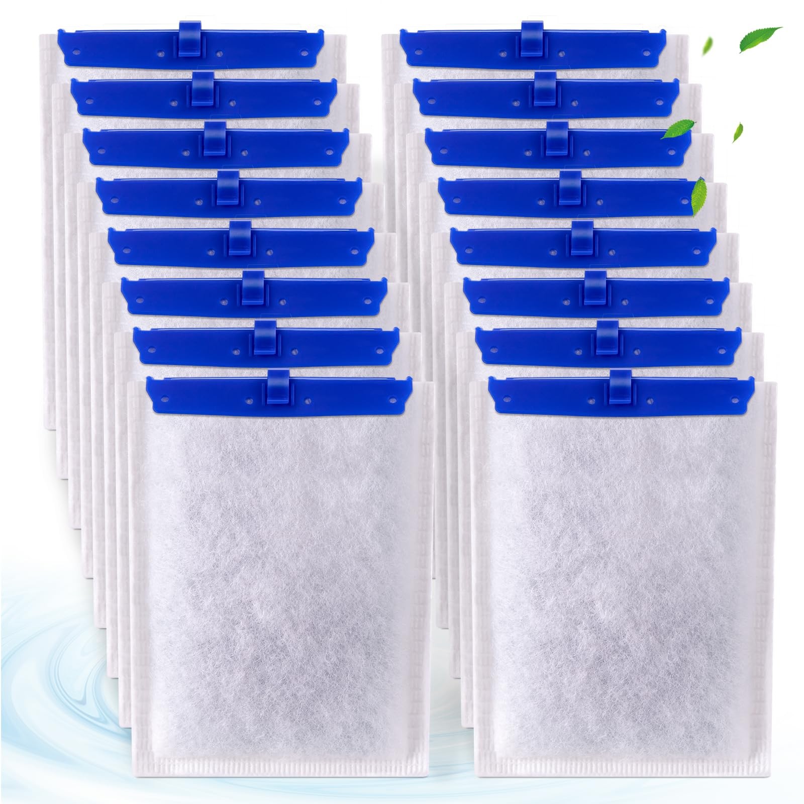 16-Pack Large Replacement Filter Cartridges Compatible with Tetra Whisper Bio...