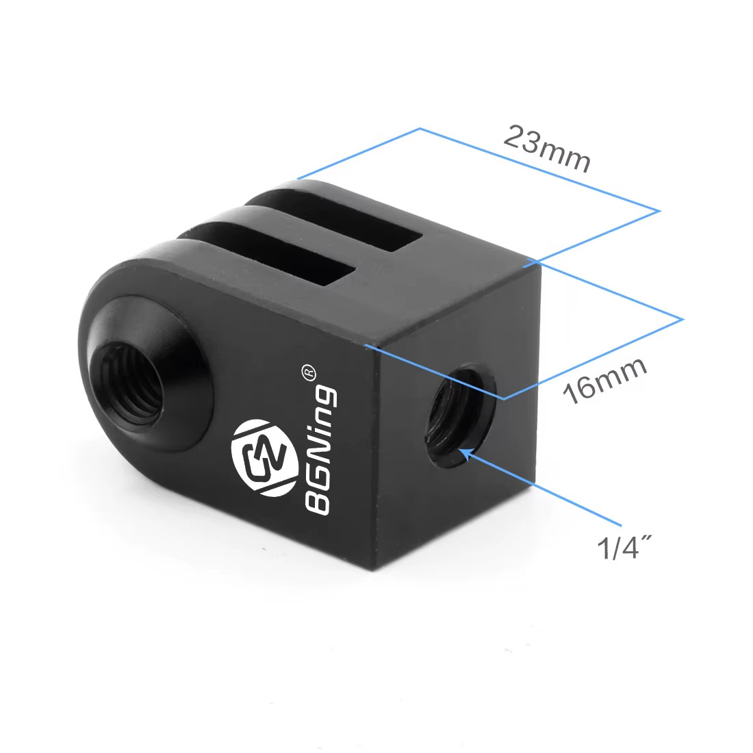 Aluminium Alloy Tripod Adapter 1/4" M6 CNC Metal Holder Mount for Gopro 13 12 11