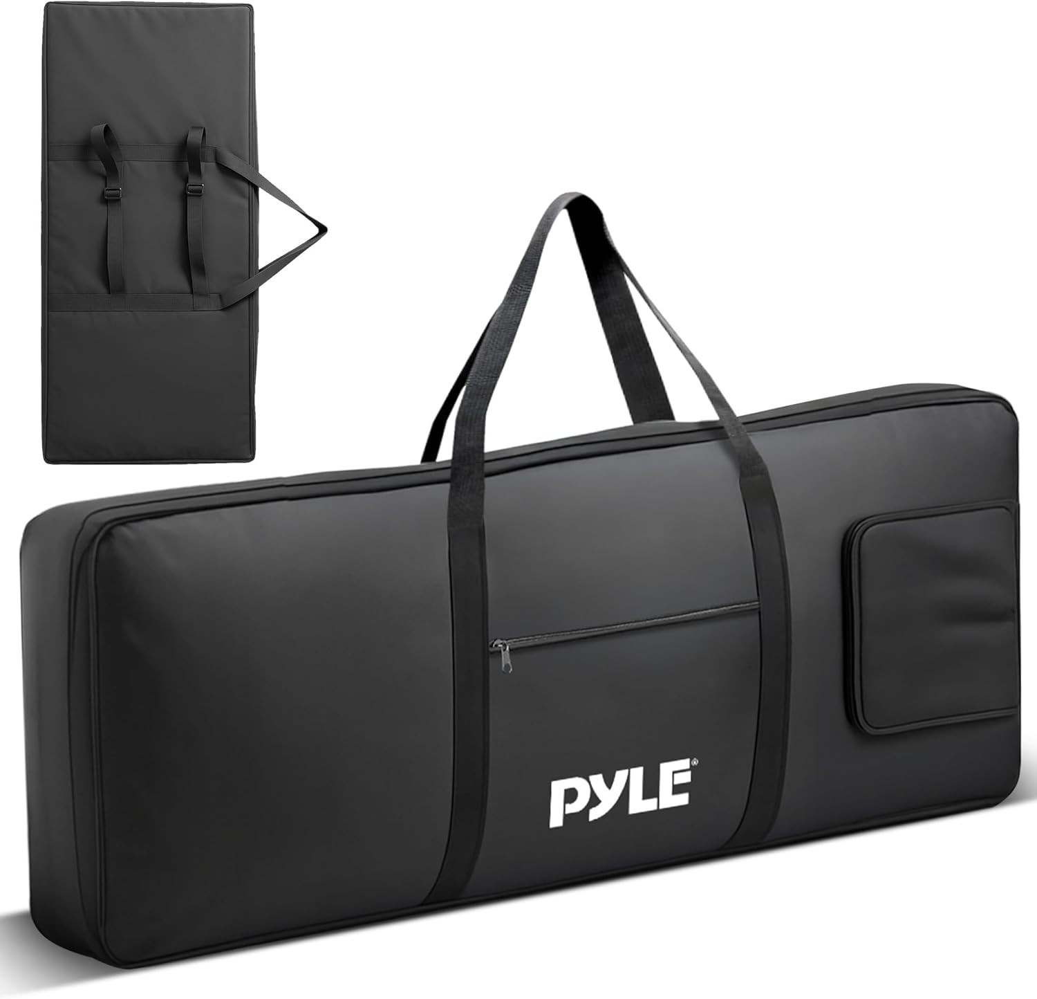 Pyle Keyboard Case 61 Key Carrying Case Bag for Piano Keyboards Protects and C