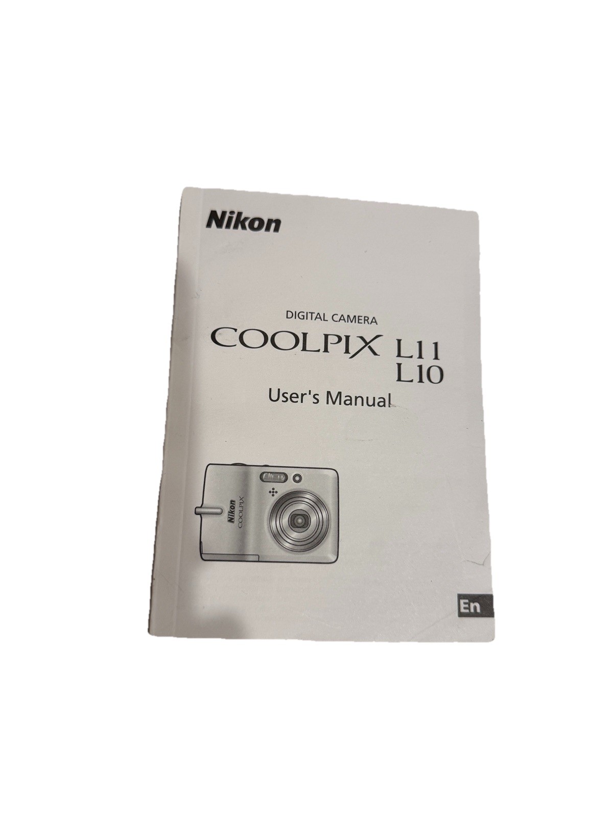 Nikon Digital Camera Coolpix L11 L10 User's Manual Very RARE Excellent Condition