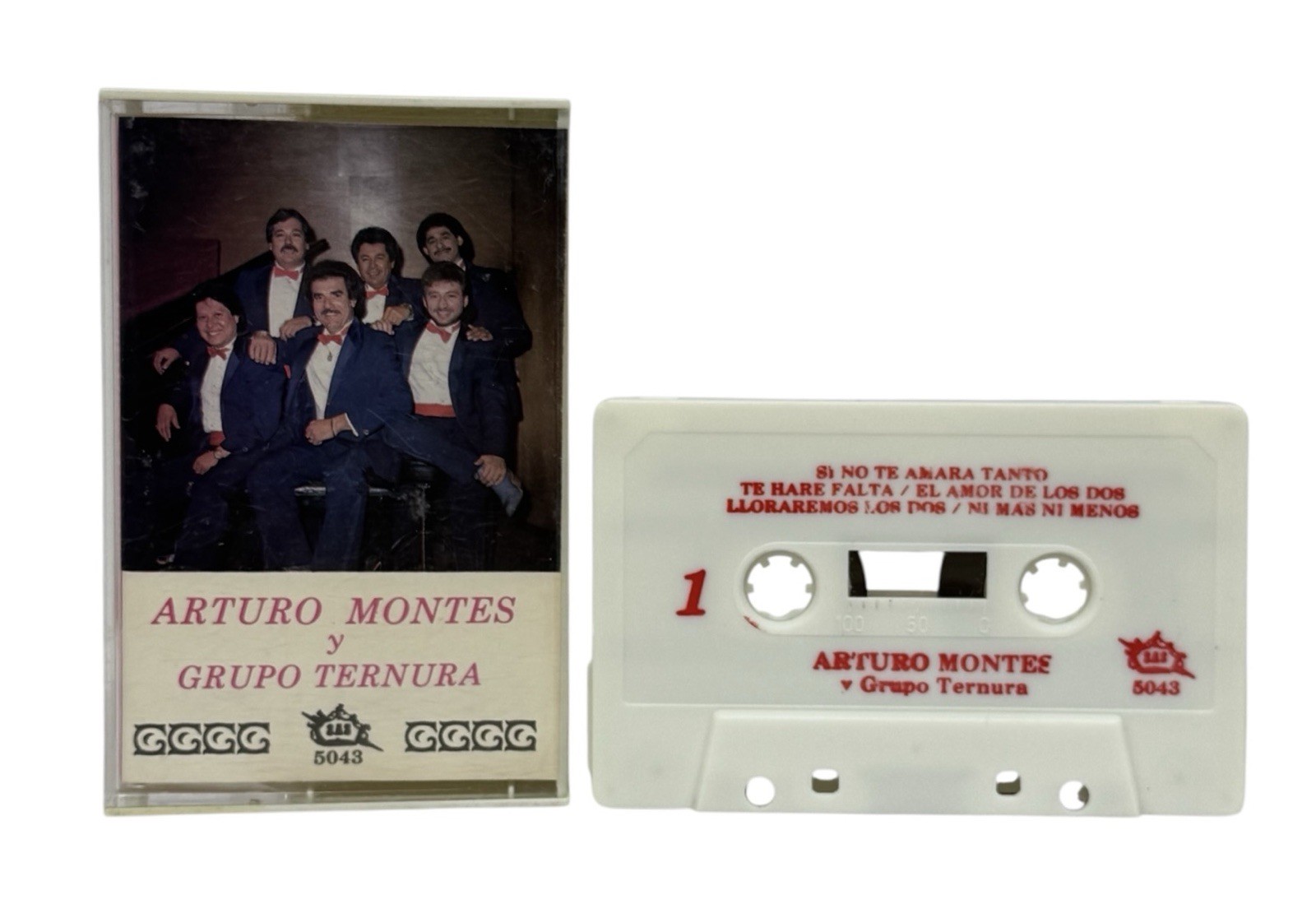 Vintage 1988 Arturo Montes y Grupo Ternura San Antonio TX Spanish Cassette Tape