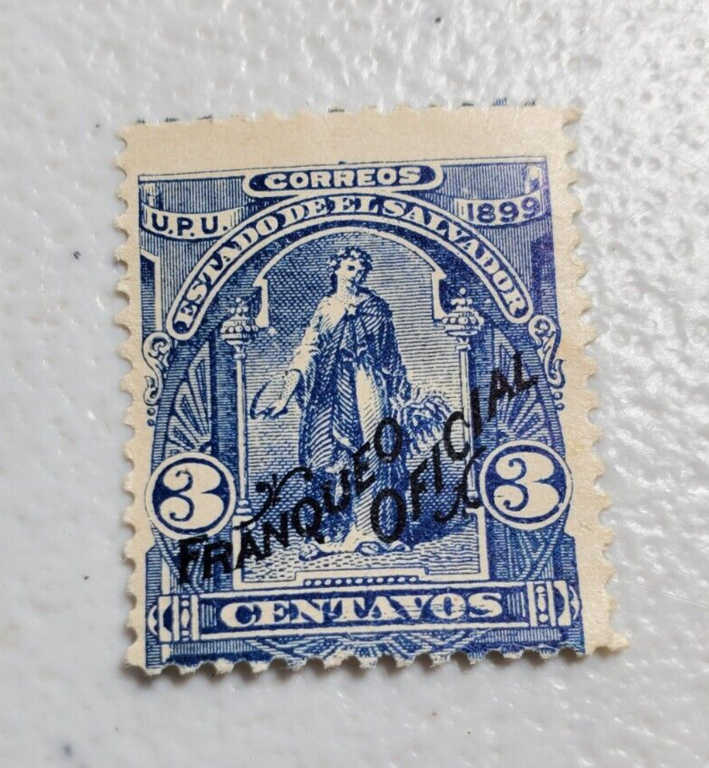 El Salvador 1896 Early Issue Postage 07/449