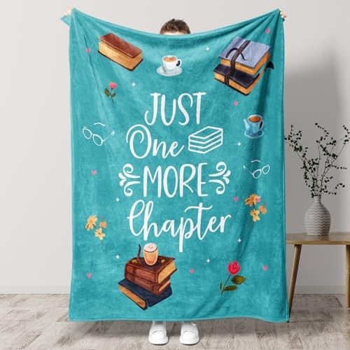 Christmas Book Lovers Gifts, Teacher Gifts for Women Men Book 50" x60 Green