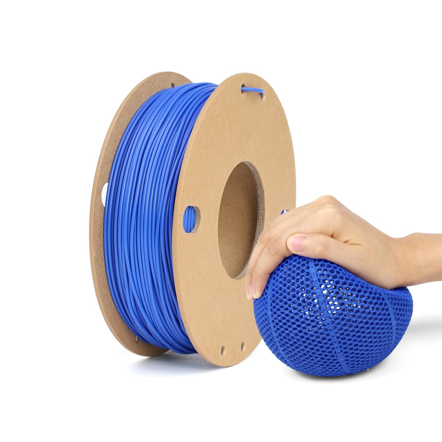 LOTACTREE Blue TPU Filament 1.75mm 250g (0.55lb), 95A Flexible 250G, 