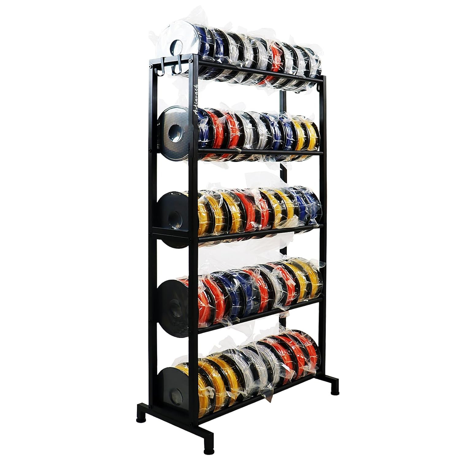 3D Printer Filament Rack Heavy Duty Storage Shelves 3D Printing Filaments 5 Tier