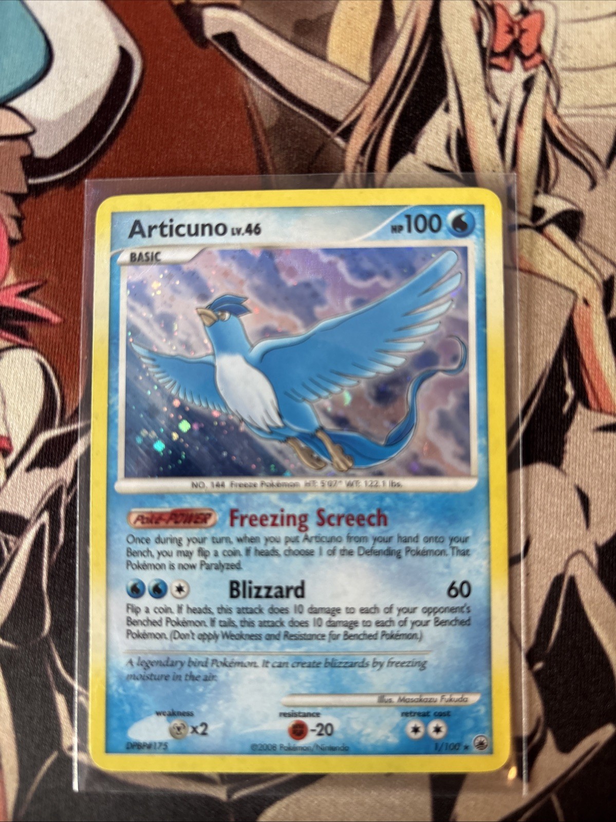 Articuno 1/100 Majestic Dawn Holo Near Mint DPBP#175