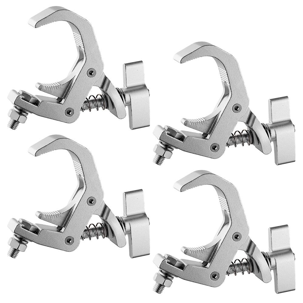 Truss Clamp Stage Lights Clamp 1.57-2.36 Inch, 4PCS Heavy Duty 330lb Premium ...