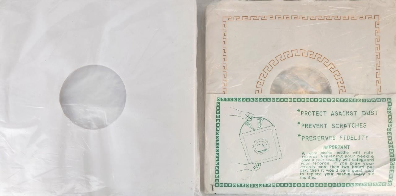 91 LP Vinyl Replacement Sleeves for 12" Records