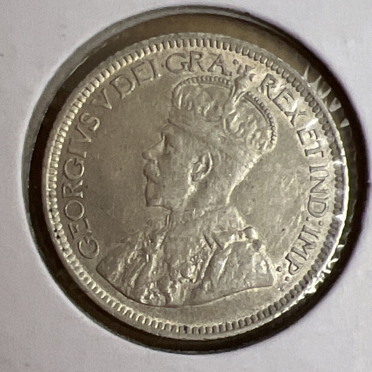 1932 Canada 10 Cents Silver Foreign Coin