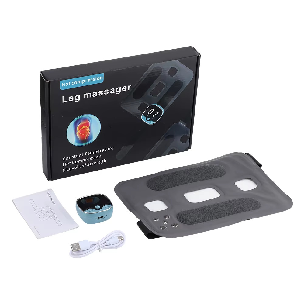 NEW Electric Knee Massager 5 Mode 3 Gear Hot Compress Shoulder Elbow Support Mas