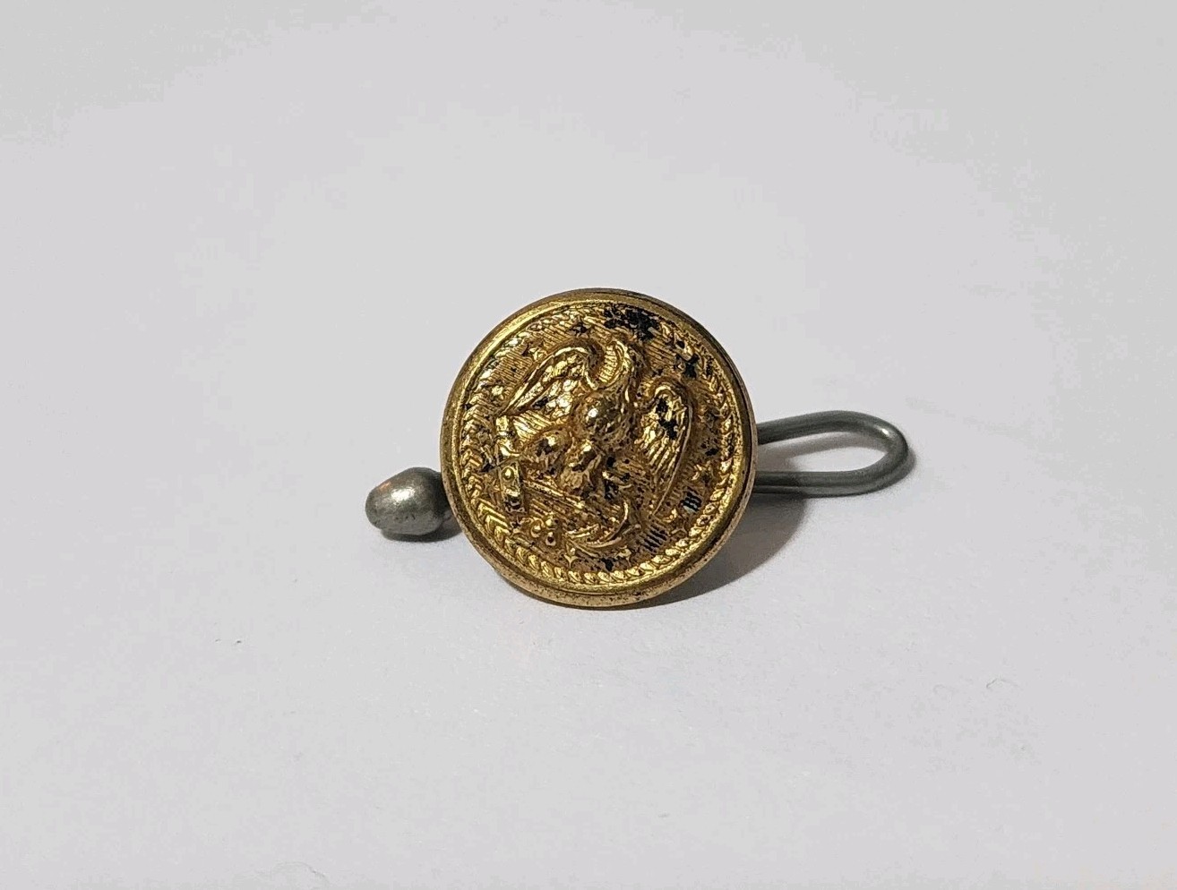 1860s Superior Quality General Staff Cuff Military Shank Button Antique Eagle 