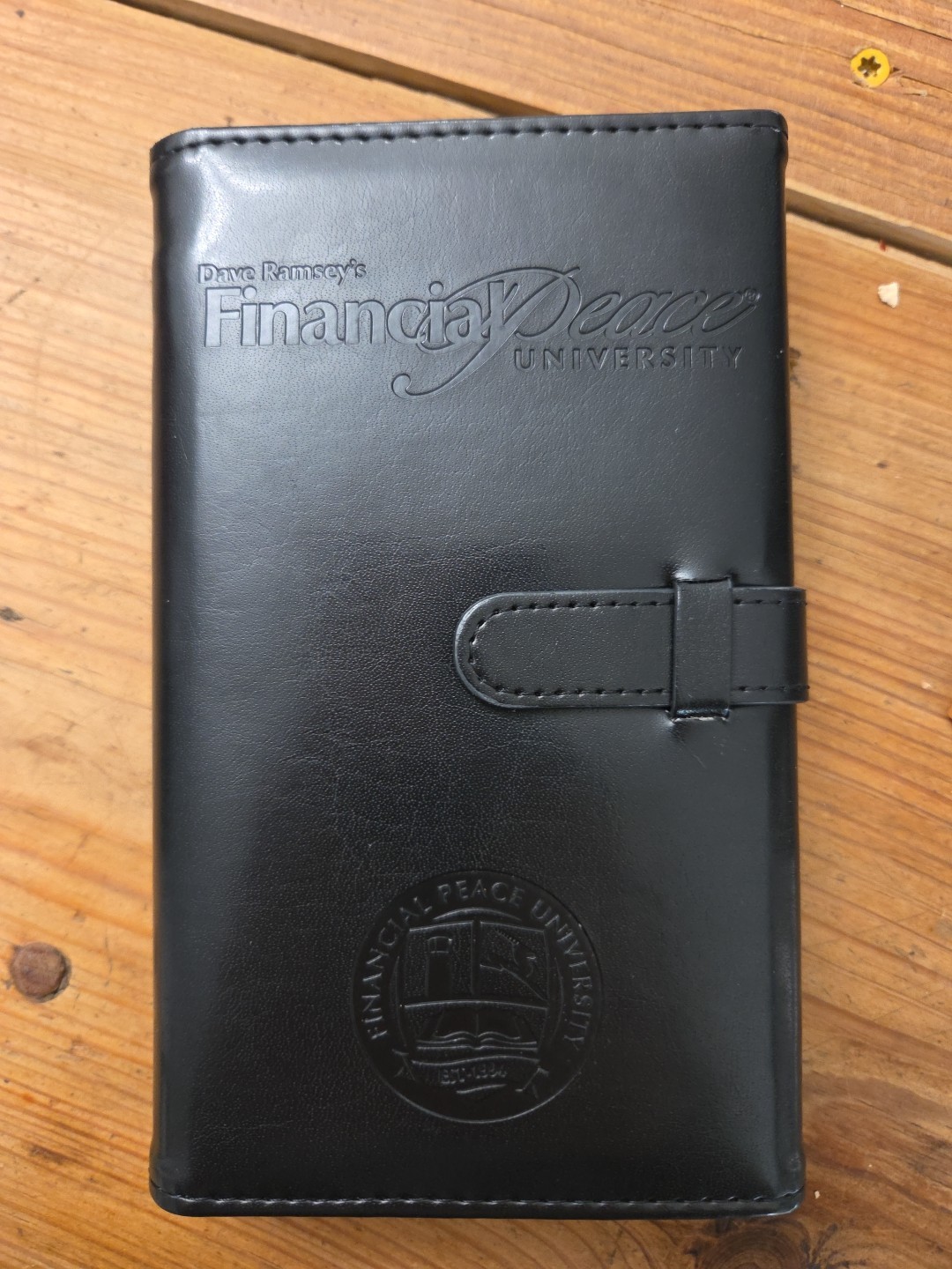 Dave Ramsey Financial Peace University Black Envelope Wallet System