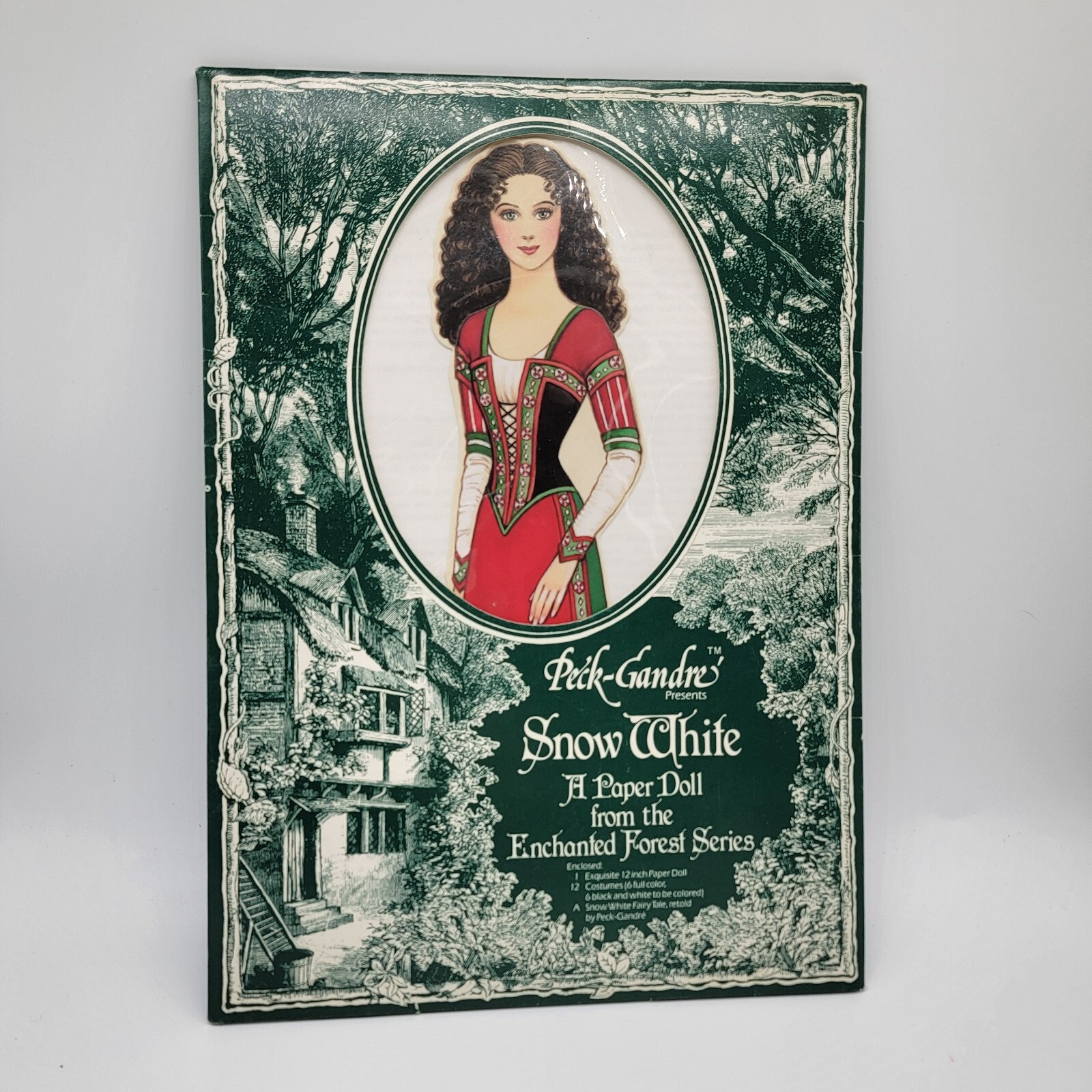 Vintage Peck Gandre SNOW WHITE ENCHANTED FOREST Paper Doll  1987