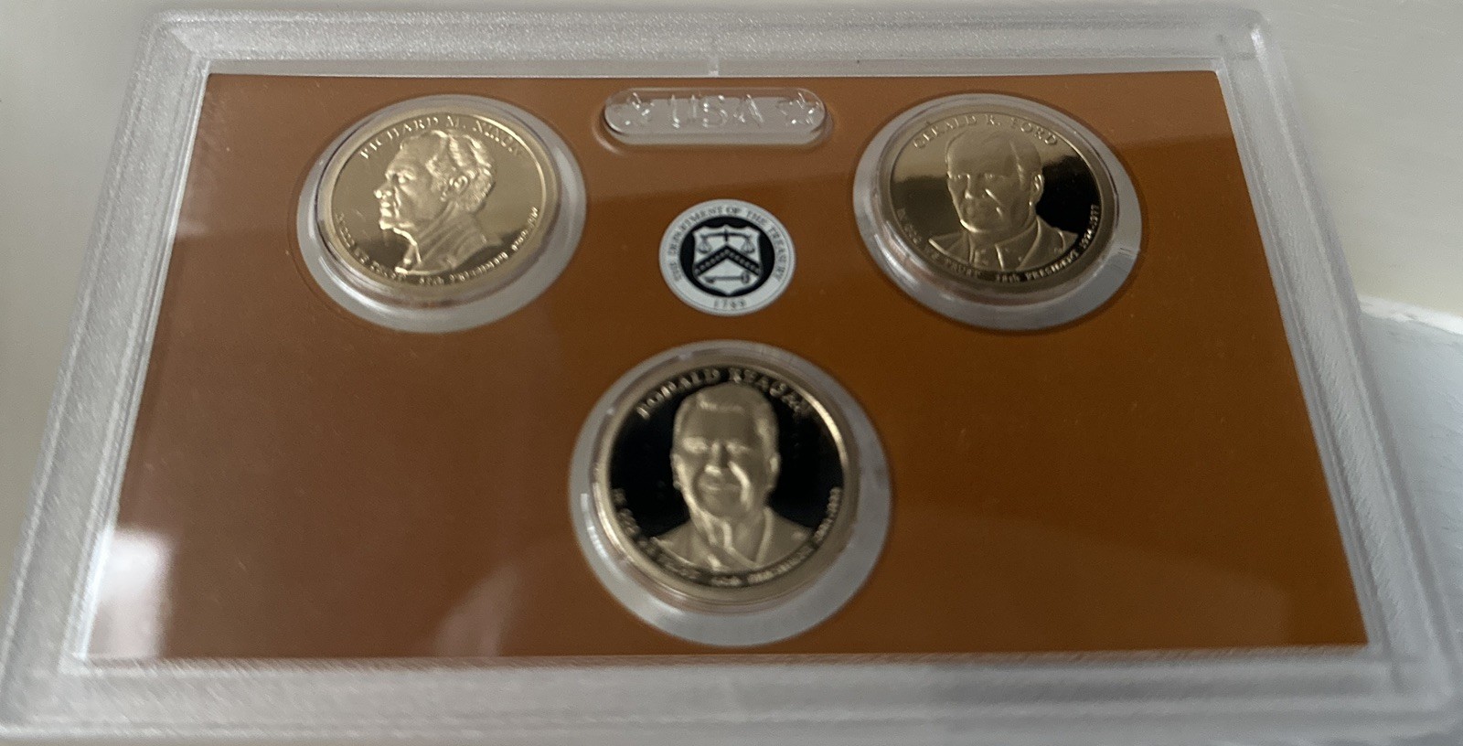 2016-S U.S. Mint 3 Coin Presidential $1 Dollar Proof Set Original Package & COA