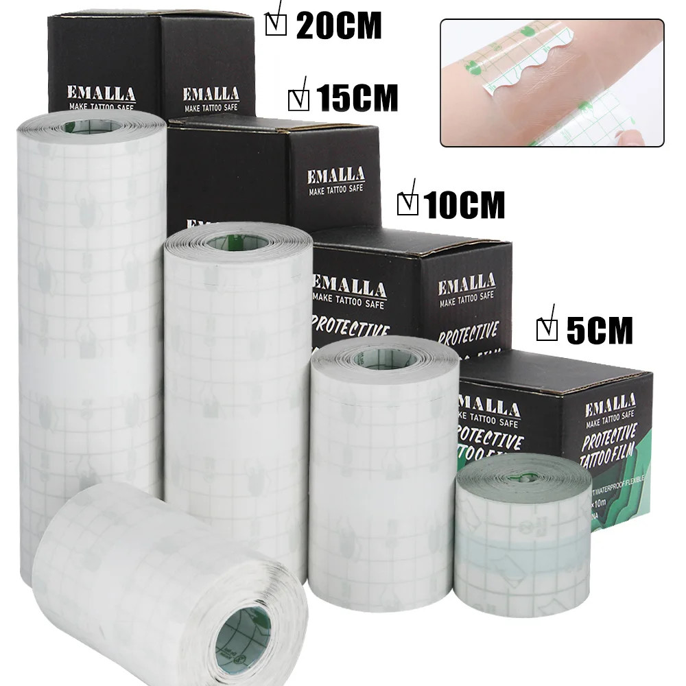 10m Waterproof Tattoo Film Protective SkinHealing TattooAdhesive Bandages Repair