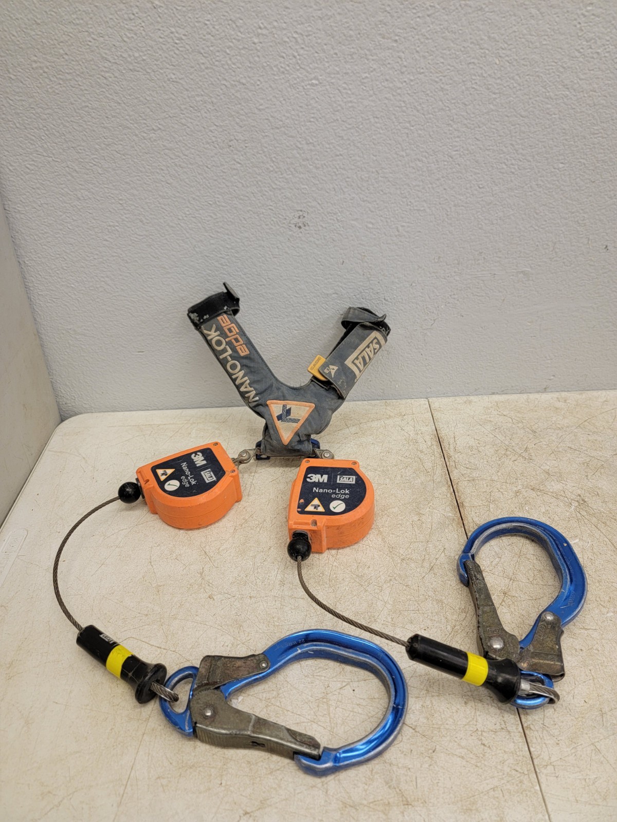 3M DBI SALA NANO-LOK 8' EDGE 3500231 DUAL LEG SELF RETRACTING LIFELINE LANYARD 9