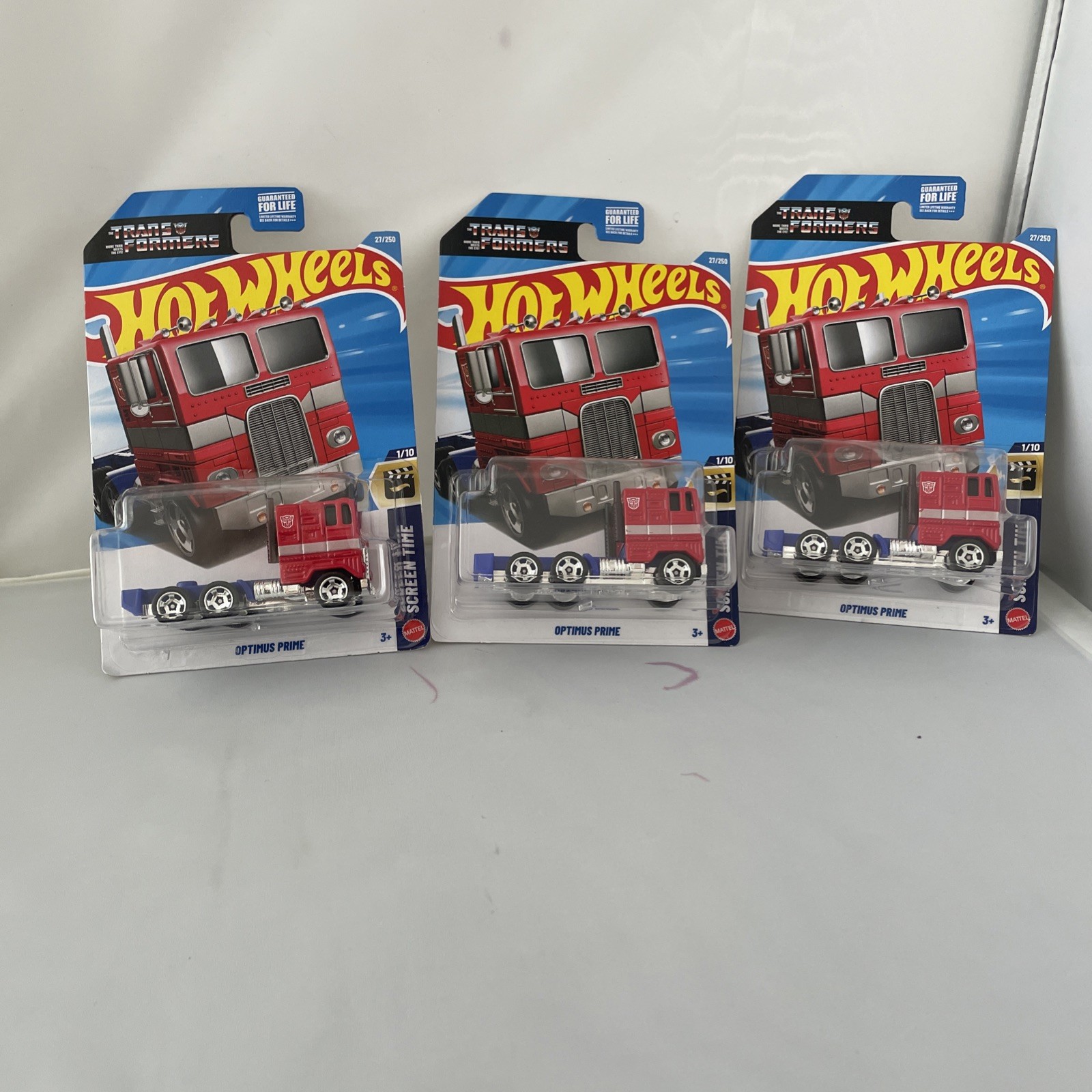 2026 Hot Wheels #27/250 OPTIMUS PRIME Screen Time 1/10