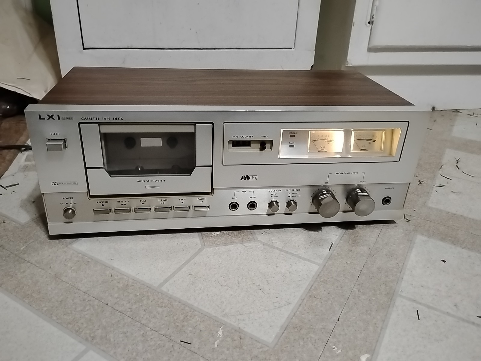 Stereo Cassette Tape Deck Sears MCM Recorder LXI VTG Dubbing Player Parts Repair