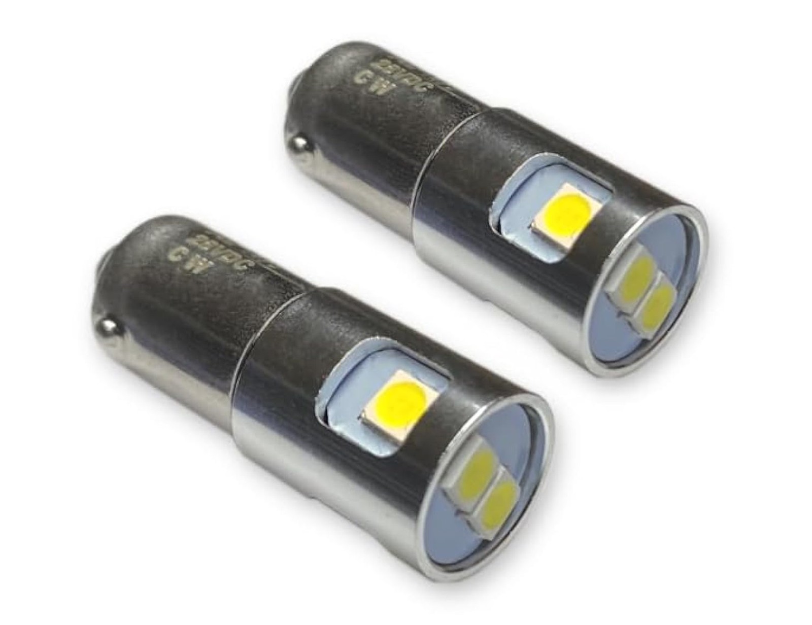 1495, 313 28VDC Miniature Bayonet Bulb High Output LED Replacement Ba9s Base ...