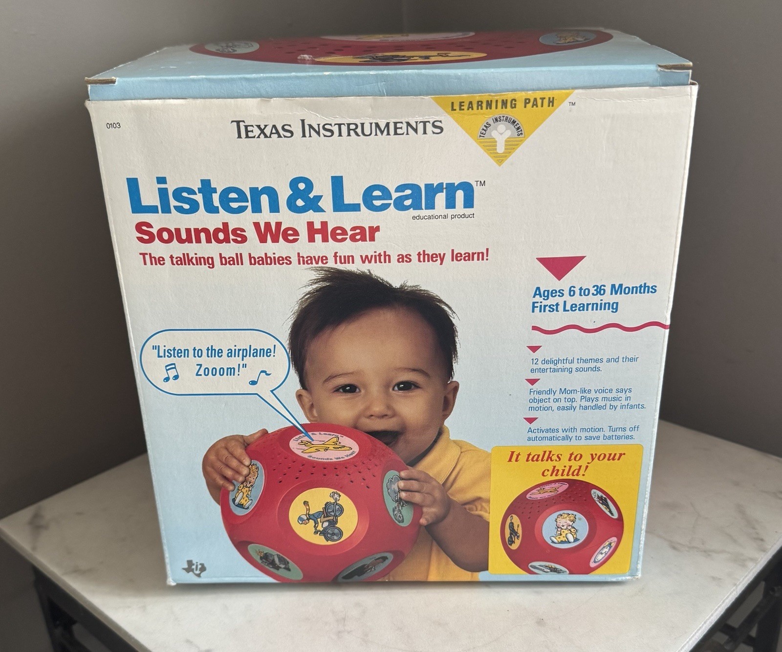 Listen and Learn AIRPLANE CARS 1990 Texas Instruments Vintage New In Box 🔥🔥