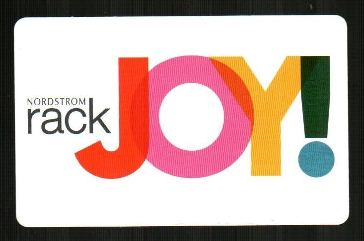 NORDSTROM RACK Christmas, Joy ( 2021 ) Gift Card ( $0 )