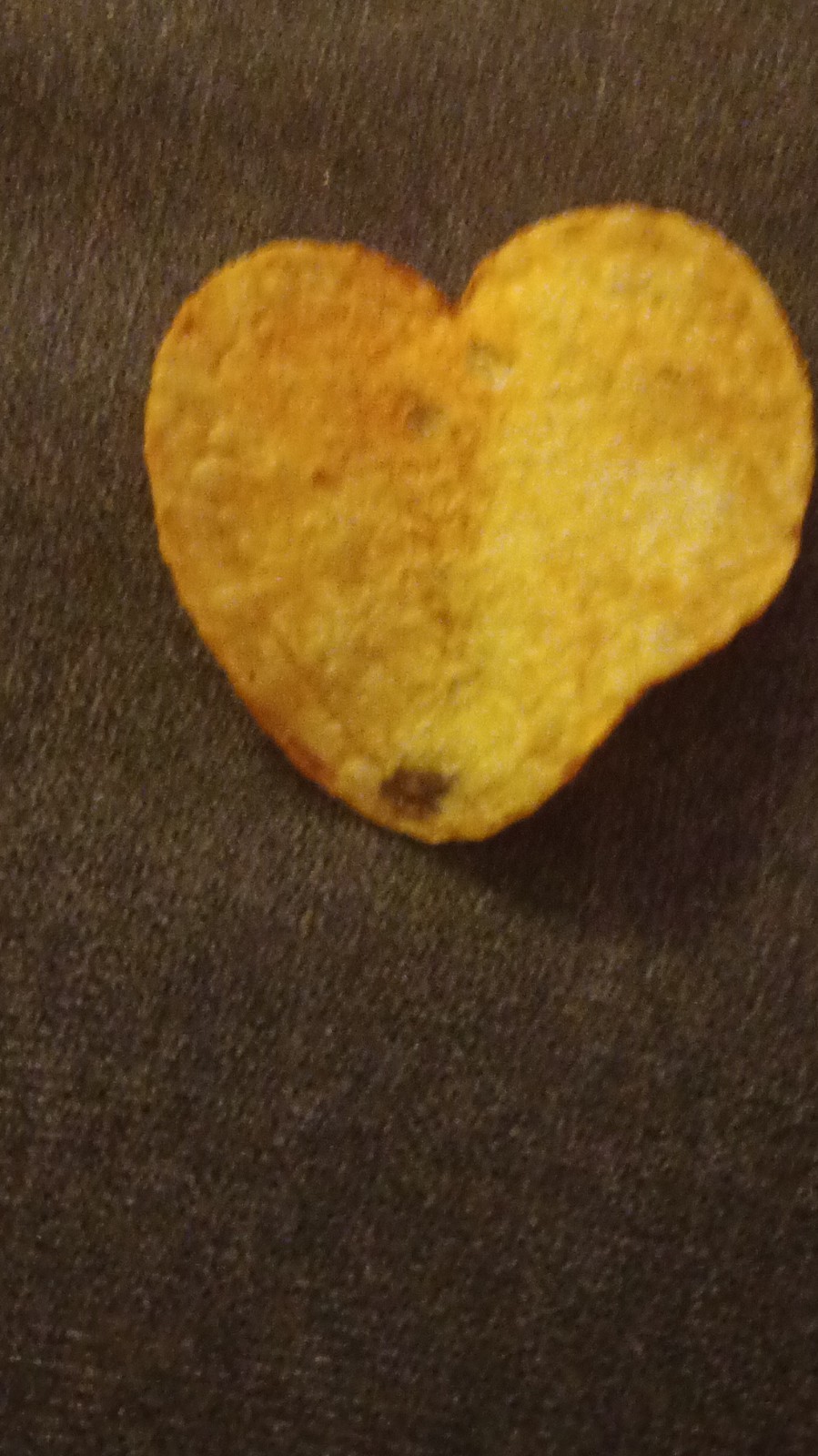 Heart-Shaped Potato Chip Novelty Food Item Unique Snack Oddity